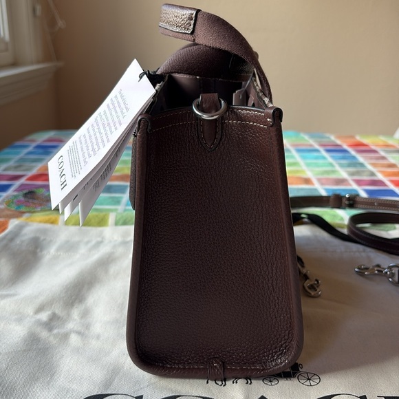 💼 COACH Smith Tote Bag 24 In Signature Jacquard 💼 NWT 💼 - Picture 12 of 16